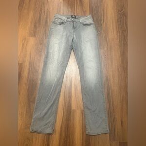 7 For All Mankind Men's Light Gray Slimmy Luxe Sport Jeans